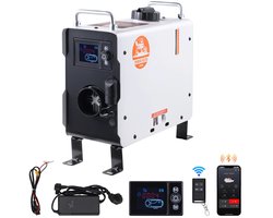 HOB SMART Diesel Heater met CO Alarm- Standkachel- Noodpakket - Draagbaar met LCD Scherm Afstandsbediening en App - Mobiel gebruik - Binnen en buiten