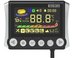 Kachel/Verwarming 8KW 12V/24V Diesel Standkachel, Upgrade controller met Bluetooth en Wi-Fi