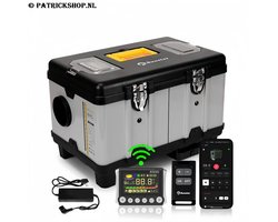 Kachel/Verwarming alles in 1, 8KW 12V/24V/230V Diesel Standkachel Met Afstandsbediening, Bluetooth, Wi-Fi, Upgrade LCD Monitor voor RV, camper, Vrachtwagens, Boten, Auto’s, Toolbox