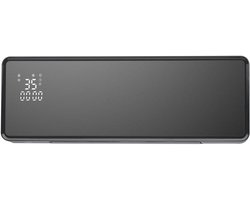Keramische wandverwarming ThermoBlack met Wifi thermostaat - Afstandsbediening - Ventilator