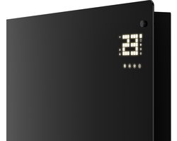 Klarstein Bornholm convectorverwarming, staand en aan de muur te bevestigen, 3000 W elektrische verwarming voor ruimtes tot 30 m², stil, thermostaat, timer, app en afstandsbediening, veiligheidsfuncties, zwart