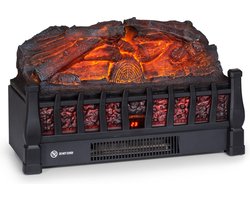 Klarstein Kamini Fxl 2G Elektrische Haard - Sfeerhaard - Inzethaard - 2 Warmtestanden - Temperatuur: 15 - 30 °C - Timer - Ingebouwde Ventilator - Led 3D-Vlammenillusie - Wit