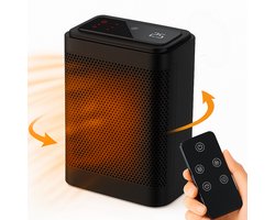Lefairy Elektrische kachel - Keramische kachel - Heater - Stroomzuinig - Afstandsbediening - Draaibaar