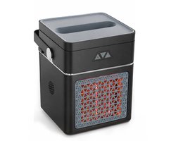 MESA LIVING - 3-IN-1 INSTA-HEATER PRO - Elektrische kachel - Elektrische verwarming voor binnen - 400W/800W/1200W - Heater - Stopcontact - Ventilatorkachel