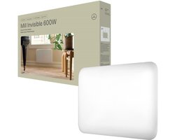 Mill IB600DN - Stalen paneelverwarming - 600 Watt- tot 11 m2 - 100% stil - geschikt voor de badkamer - 5 jaar garantie
