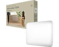 Mill IB700DN -Stalen paneelverwarming - 700 Watt- tot 12 m2 - 100% stil - geschikt voor de badkamer - 5 jaar garantie