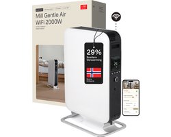 Mill OIL2000WIFI3 - WiFi-geïntegreerde design olieradiator - 2000 Watt- tot 28m2 - droogt de lucht niet uit - 5 jaar garantie