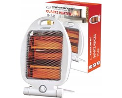 MOZY - Luchtverwarmer Thar - Heater - Wit - 2 Standen - 800W - Warme Kachel - Infrarood - Energiebesparing - Elektrische Kachel - Straalkachel - Energiezuinige Verwarming - Warme Lucht - Draagba