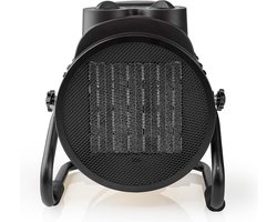Nedis Industriële Ventilatorkachel - 1500 / 3000 W - Instelbare thermostaat - 2 Warmte Standen - Geïntegreerde handgrepen - Geel
