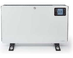 Nedis SmartLife Elektrische Convectorkachel - 2000 W - 3 Warmtestanden - Afstandsbediening - Regelbare Thermostaat - Verwarming - Wit