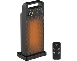 Nuvance Elektrische Kachel - 2000W - Terrasverwarmer - Keramische Kachel Verwarming - Ventilatorkachel - Heater - Verwarming Electrisch