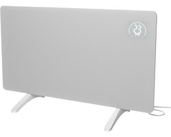 Princess 348348 Infraroodpaneel – 480W Elektrische Verwarming met Slimme Thermostaat, App-bediening - WiFi - Timer & Open Raam Detectie – Energiezuinig en Duurzaam - Wit