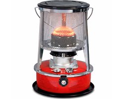 Profile Egon Petroleumkachel 2600W - Buitenverwarming voor Ruimtes tot 12 m³ - Verbruik 0,25 l/u - Inhoud 4,6L - Verplaatsbaar