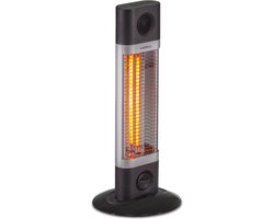 Veito CH1200 LT - Zwart - Zeer handzame en energiezuinige hoge capaciteit Carbon Infrarood Elektrische Kachel / Bijverwarming / Elektrische verwarming / Energiezuinig / Veranda verwarming / 1200W