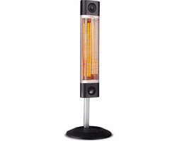 Veito CH1800RE - Zwart - Energiezuinige hoge capaciteit Carbon Infrarood Verwarming - Elektrische Kachel - Heater - Terrasverwarming - Elektrisch - Staand - In hoogte verstelbaar - 3 warmtestanden regelbaar - incl. afstandbediening - 1700W