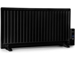 Wallander olieradiator 1000W thermostaat oliekachel ultraplat zwart