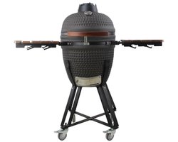 Auplex Kamado BBQ Medium 18 inch Black edition