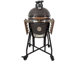 Grizzly Grills Kamado Elite Medium - Barbecue - ø39cm / ø15inch - Zwart - Compleet