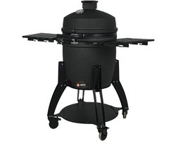 IGNITE Outdoor - Kamado BBQ - 22 Inch - Premium Barbeque - Mat Zwart - Compleet