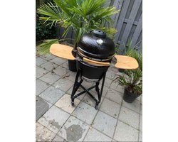 Kamado medium 19inch compleet met divide & conquer cooking system