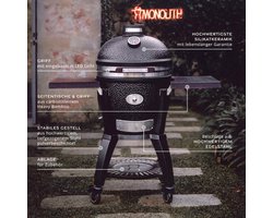 Monolith - Avantgarde LeChef - Stand Alone (zonder onderstel) - Kamado barbecue