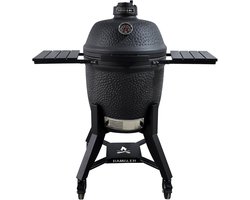 OldschoolBBQ Rambler Pro - Kamado Large - 46,5 cm rooster , 3 laags kooksysteem, compleet met hoes