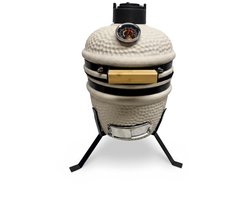 Own grill keramische kamado barbecue 13 inch Mini creme V2