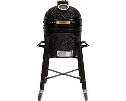 Patton Premium Kamado 15" met Verrijdbaar Onderstel - Medium - Ø33,5 cm - Zwart