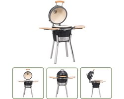 vidaXL Keramische Bbq - Kamado Bbq - Kamado barbecue 81 cm keramiek - Buitengrill - Barbecueset - Outdoor Cooking