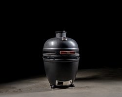 XL Kamado BBQ 23″, Grill Bill Pro II Solo - Supercompleet - Houtskoolmand - Multilevel System met gietijzeren en RVS roosters - Aslade