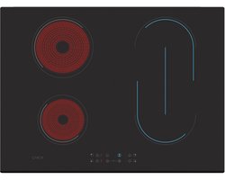 Candy Timeless CH74BVT Zwart Ingebouwd 70 cm Keramisch 4 zone(s)