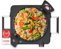 Draagbare Infrarood Keramische Kookplaat - Snelle en Traploze Warmteregeling