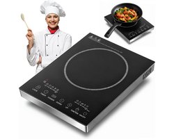 Draagbare Keramische Kookplaat - 3500W - Touch Control met Timer, 1 Zone