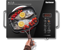 Draagbare Keramische Kookplaat met één Pit en Handvat