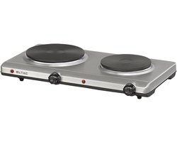 Dubbele Kookplaat met Gietijzeren Platen, 2500 Watt