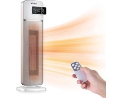 Elektrisch fornuis met ventilatorkachel 2000 W en afstandsbediening