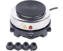 Enkele Elektrische Kookplaat met 6 Temperaturen, 500W, Ideaal voor Thee en Koffie