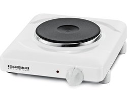 Enkele kookplaat met gietijzeren verwarming - Mobiele kookplaat voor keuken en vakantiehuis