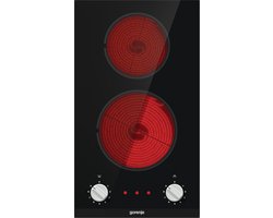 Gorenje EC321BCSC Zwart Ingebouwd 30 cm Keramisch 2 zone(s)