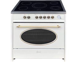 GURARI - fornuis - elektrisch fornuis - GCH E 912 Cr r Retro - elektrische kookplaat - kookplaat - 90 cm - Range Coocker -retro -121L