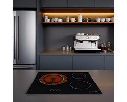 Inbouw Glaskeramische Kookplaat 3 Zones 59 cm - 5.4 kW Vermogen