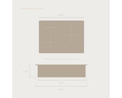 Inbouw Keramische Kookplaat met 3 Zones - 5700W Vermogen & Touch Control