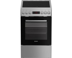 Indesit I5V5LCS | Keramisch fornuis | RVS | 50 cm