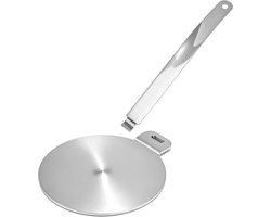 Inductie Adapterplaat – Warmteverspreiderplaat Inductiekookplaat – Roestvrij Staal – 13 cm – voor Inductiekookplaat – Gasfornuis