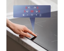 Inductie Kookplaat - 4 Pitten - Snel Koken - Energiezuinig - 7200 W - Zwart