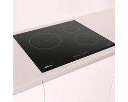Inductie kookplaat - Inbouw fornuis - Snel koken - Kinderveiligheid - 60 cm - Zwart