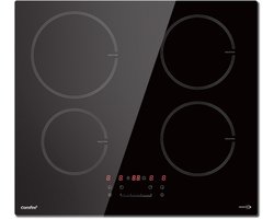 Inductie Kookplaat - Inbouw Kooktafel - Snel Koken - Vergroot Verwarmingsvlak - 2 Zones - Zwart