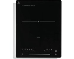 Inductiekookplaat 2000 W - 9 Stands Touch Control - PowerBoost Functie - Energiebesparend - Kinderbeveiliging - Timer - Zwart