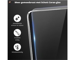 Inductiekookplaat 3 Zones - Inbouw 59 cm - Zelfvoorzienend - 3 Kookzones - Met Frame - Energiezuinig - Modern Design