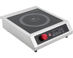 Inductiekookplaat - Losse Kookplaat - Professioneel Koken - 3500 Watt Vermogen - 43x35x9 cm - Zwart